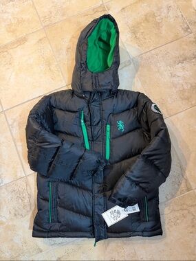 English Laundry puffer coat boy's 14 16 Large